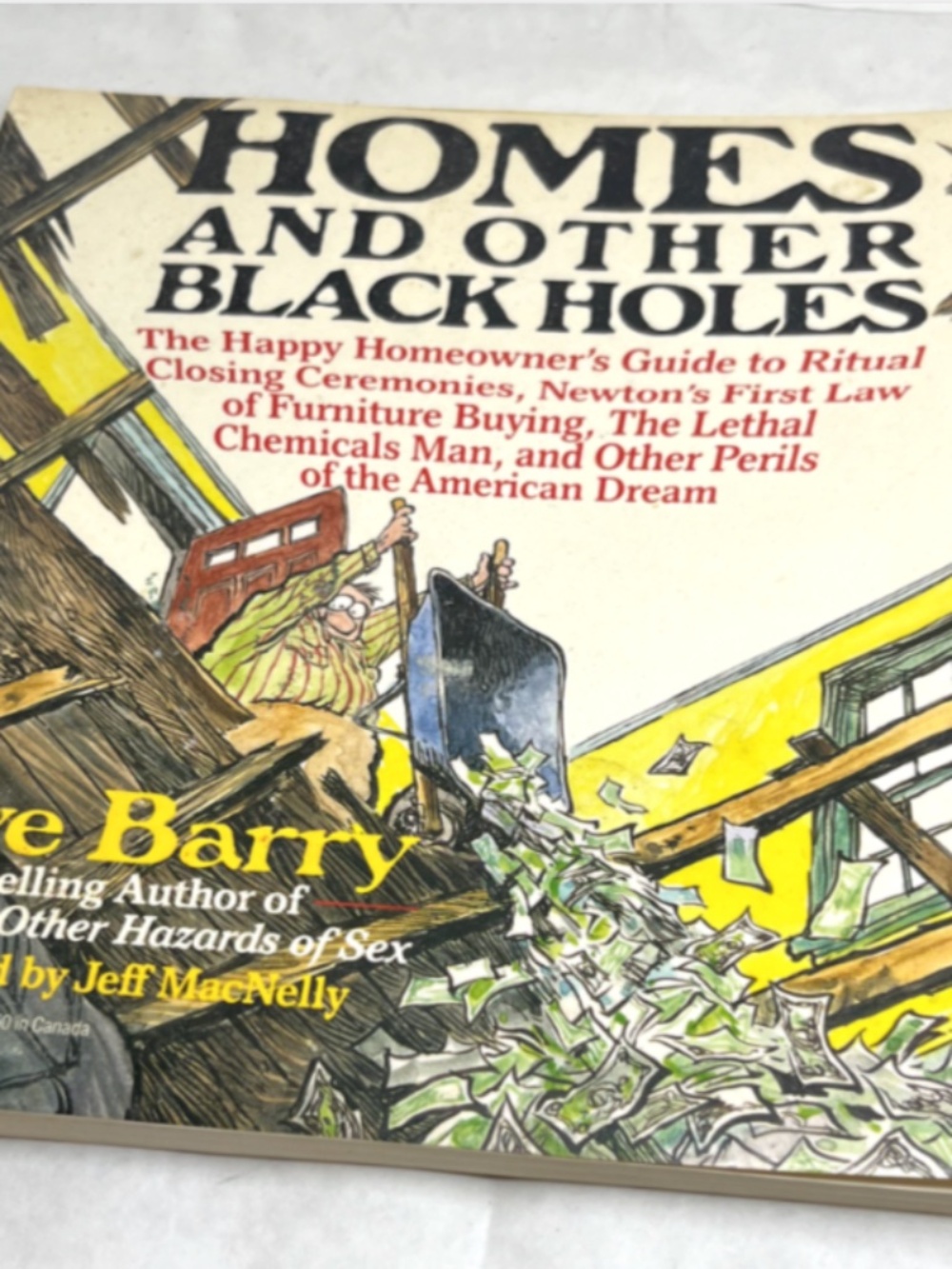 Vintage Homes and Other Black Holes Dave Barry 1988 Paperback RARE Comedy Book